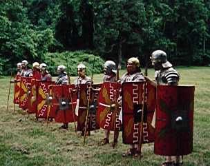 Re-enactors at Roman Days, June 1998