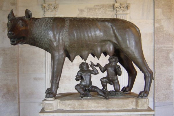Luperca, Romulus, and Remus